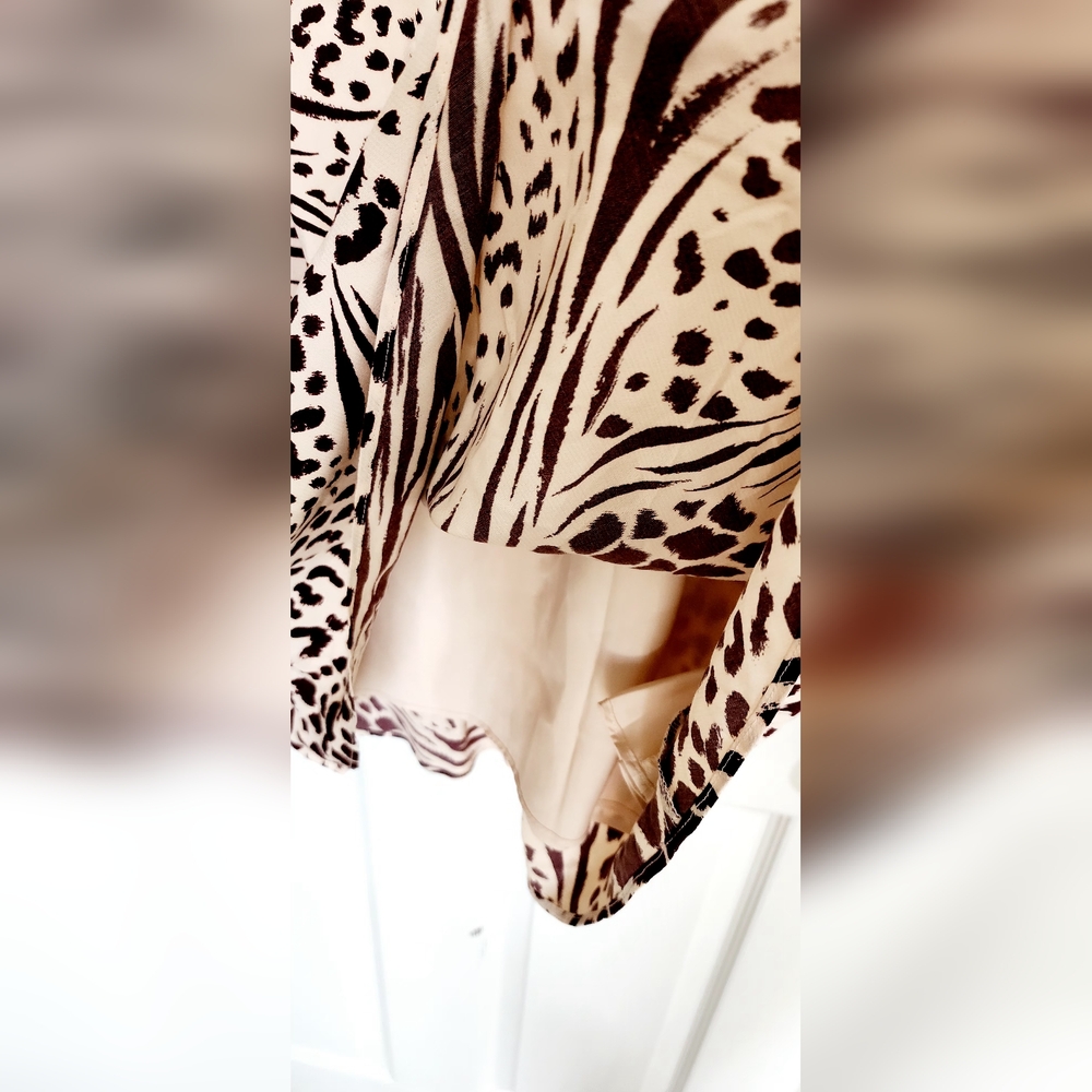 NWT Ann Taylor Animal Print Midi Skirt - Picture 6 of 6